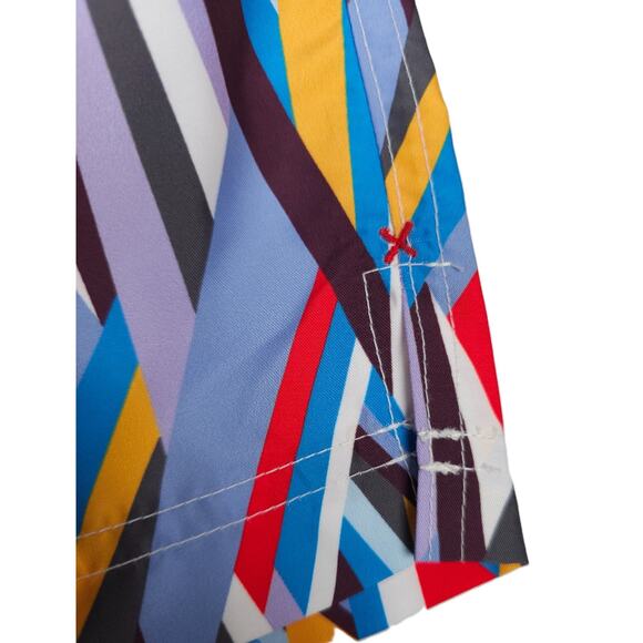 2(X)IST Men's Geometric Print 8" Woven Swim Trunks Multicolor Large NWT - Picture 7 of 8